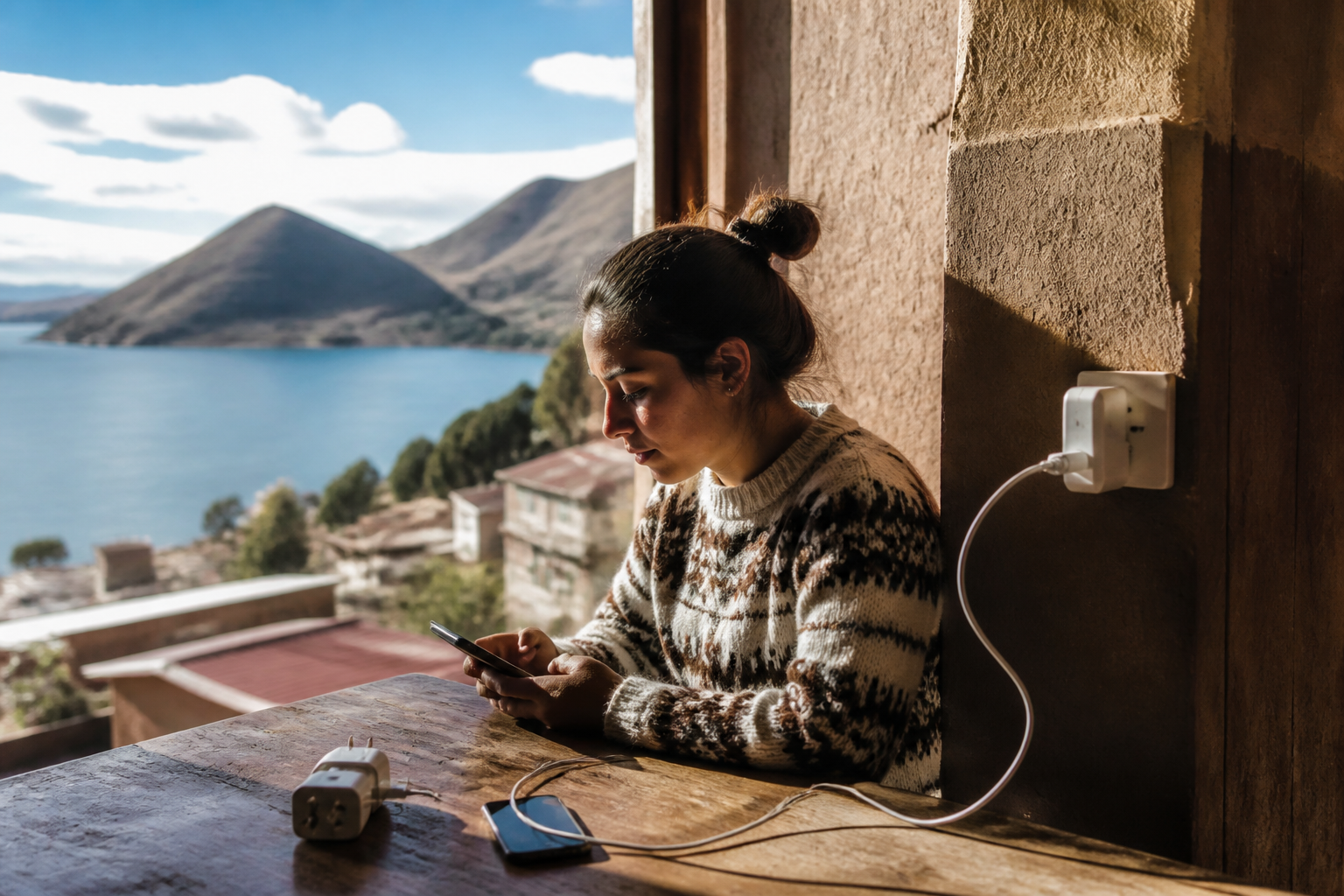 Adaptateur prise électrique en Bolivie