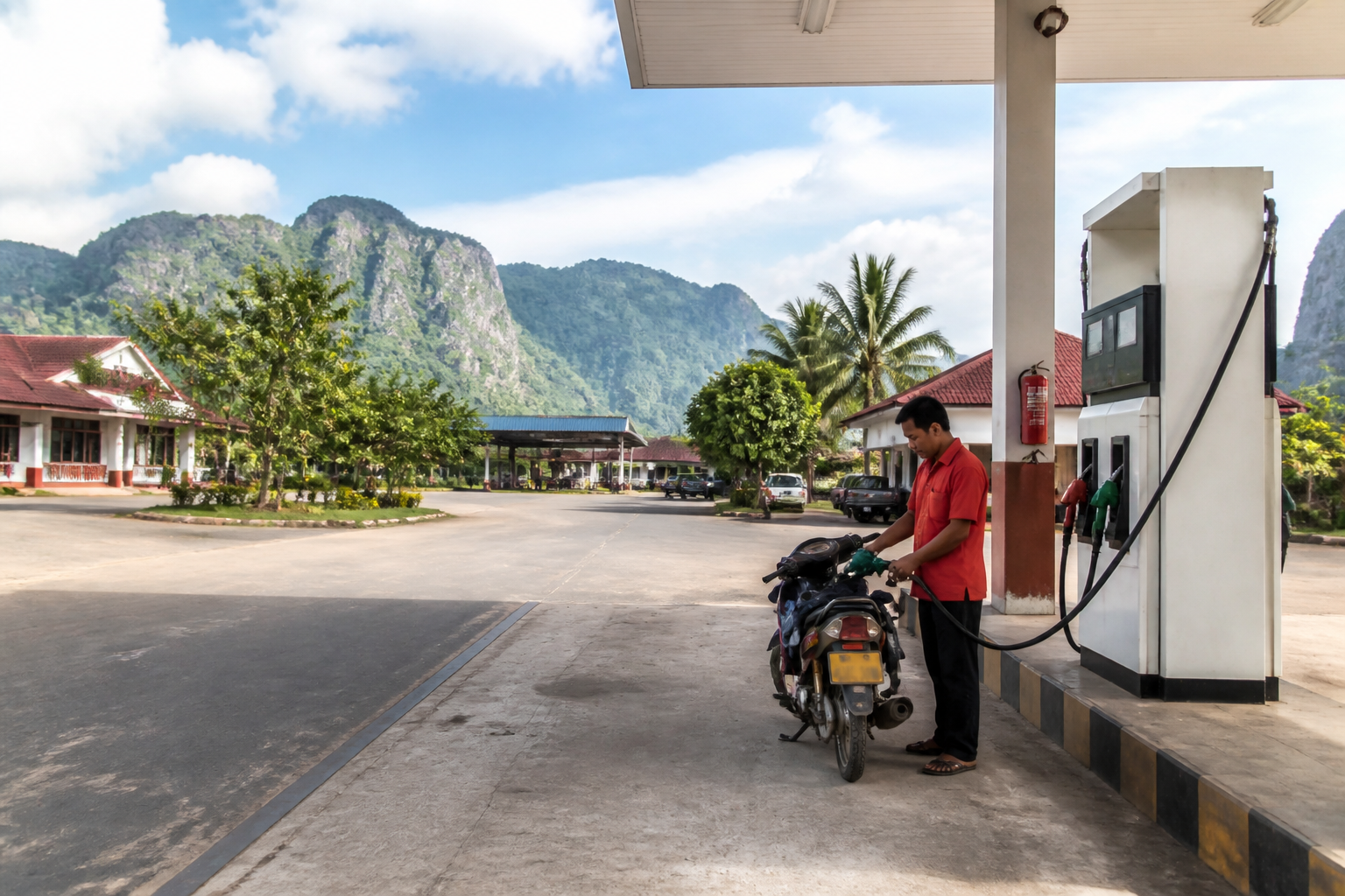 Budget essence au Laos : carburant, péages et distances