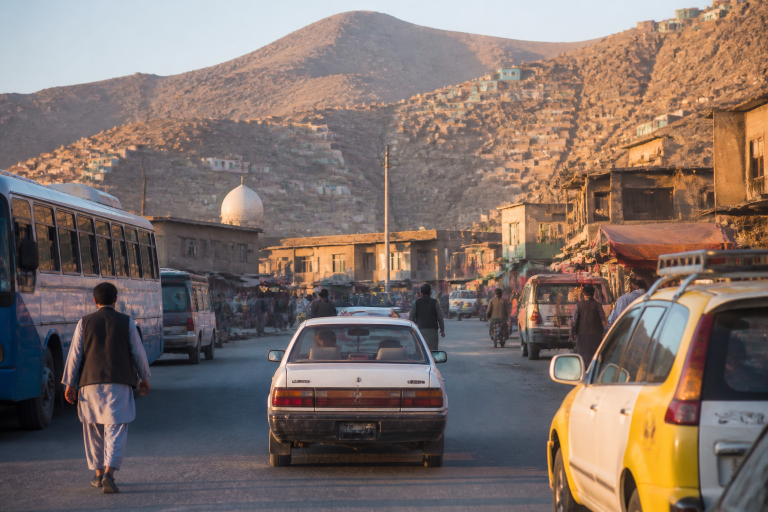 Budget transport en Afghanistan : train, bus, taxi et location