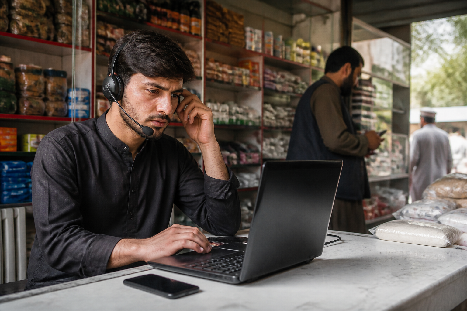 Gérer le service client d’un e-commerce depuis Afghanistan