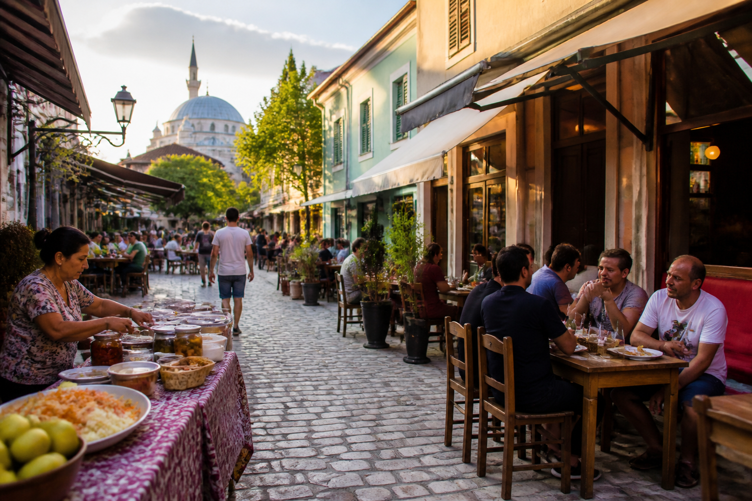 Les meilleurs marchés / street-food / quartiers foodie à Shkodër