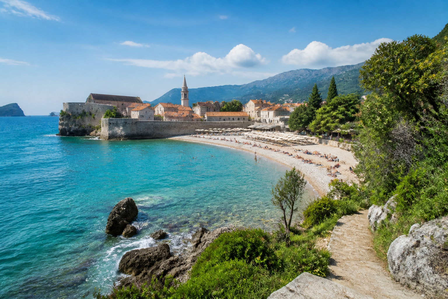 Les plus belles plages de Budva