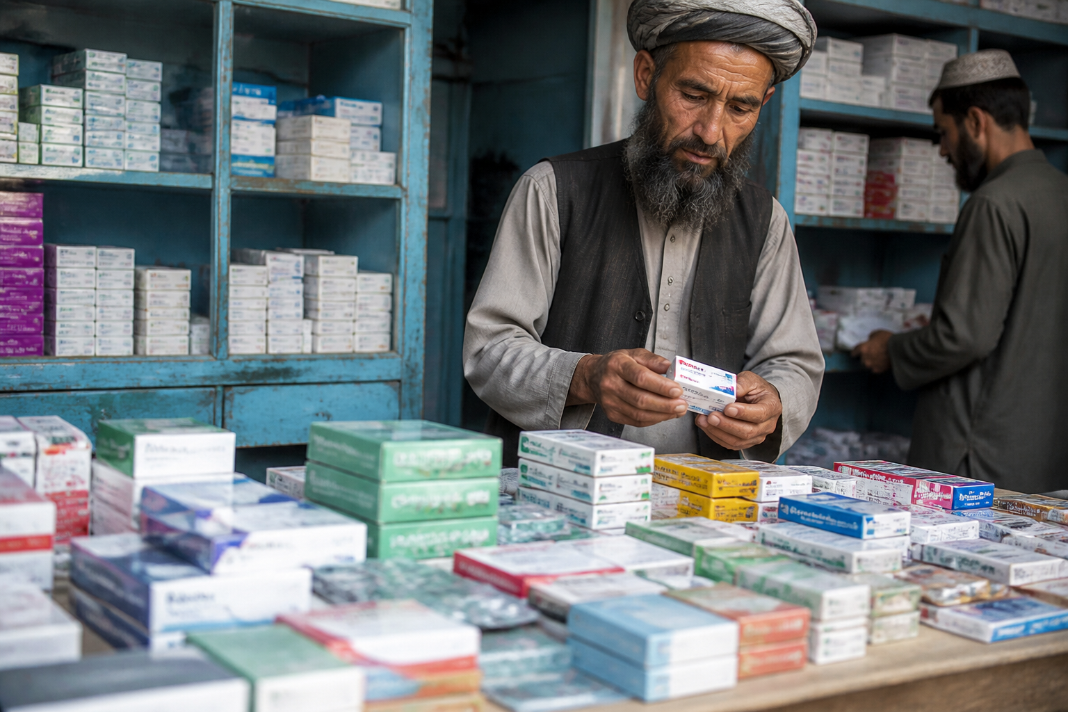 Médicaments interdits en Afghanistan : ordonnance, déclaration, traduction