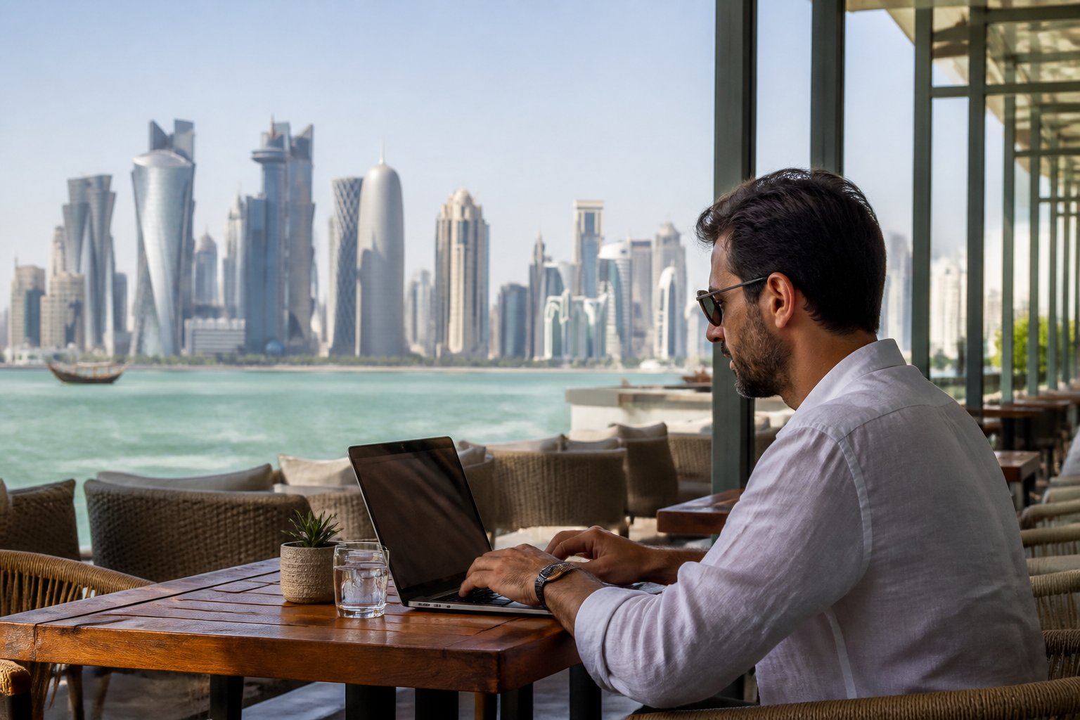 Qualité d’internet à Qatar pour travailler en ligne
