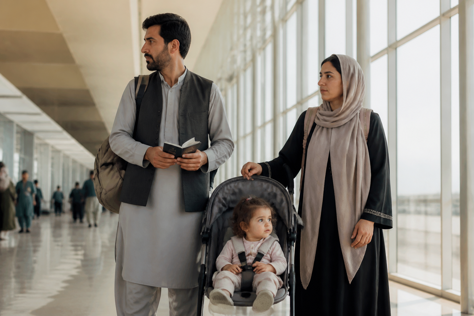 Voyager avec un bébé en Afghanistan : documents, avion, lait, poussette, équipements